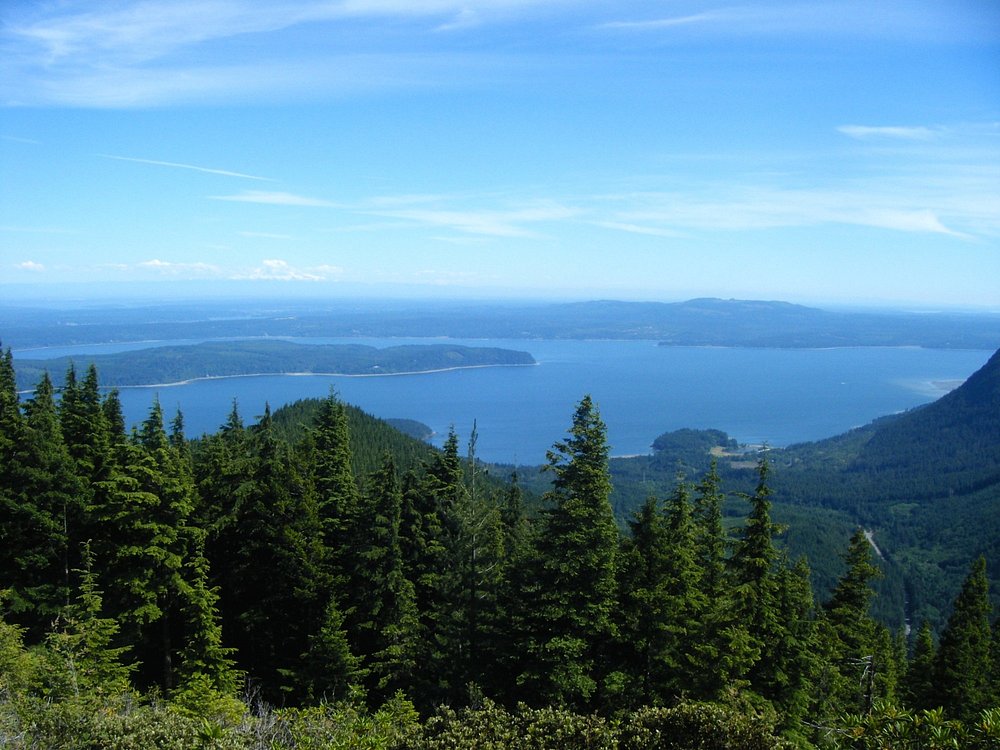 Hood Canal from the Olympic foothills